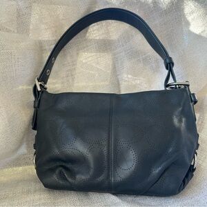 Coach Signature Calf Punching Shoulder/Crossbody Bag